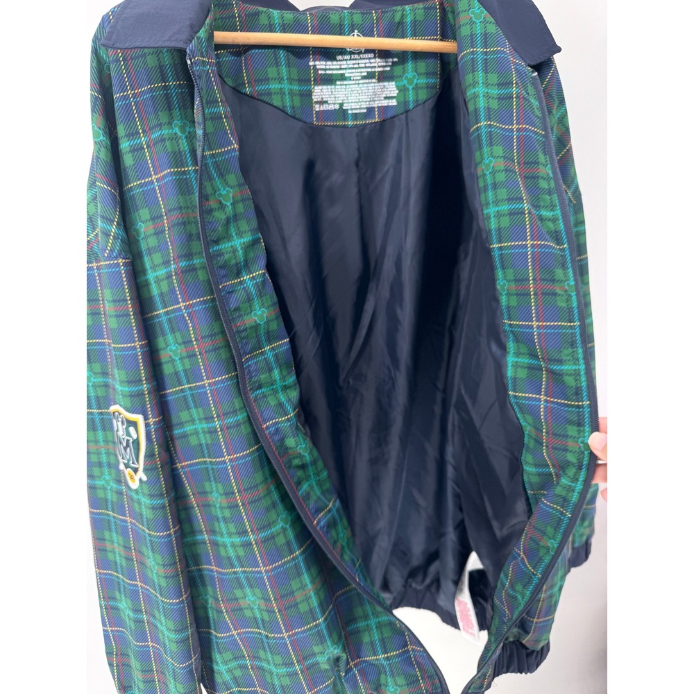 NEW Disney Jacket Adult XXL Green Plaid Golf Mickey Mouse Pluto Embroidered - Picture 13 of 15